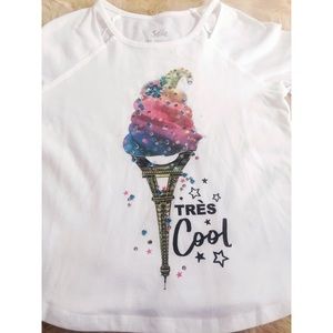 BRAND NEW JUSTICE TOP Paris Ice Cream Tres Cool